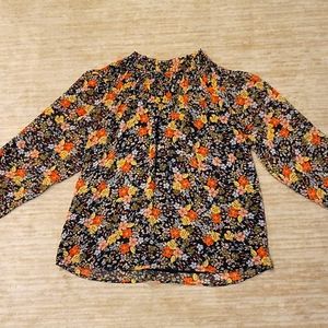 LOFT Floral Blouse Top - Size XS